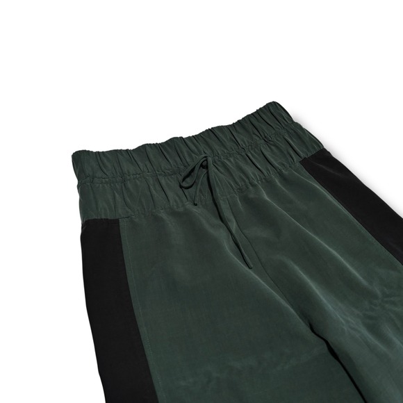 A. Niemeyer Green / Black Stripe High Rise Pants Lagenlook Size 6 / 28 x 22.5 - Picture 4 of 6